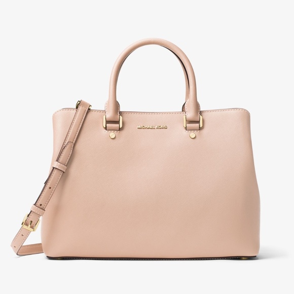 NWT Michael Kors Large Savannah Satchel - Picture 1 of 4